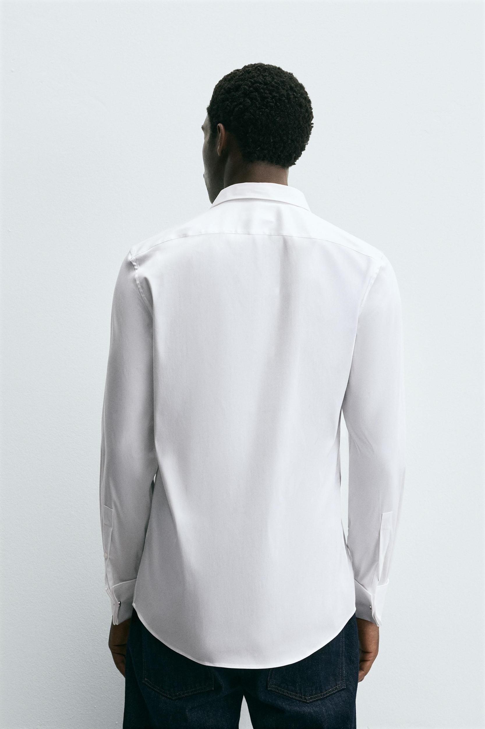 SLIM FIT FRENCH CUFF SHIRT Product Image