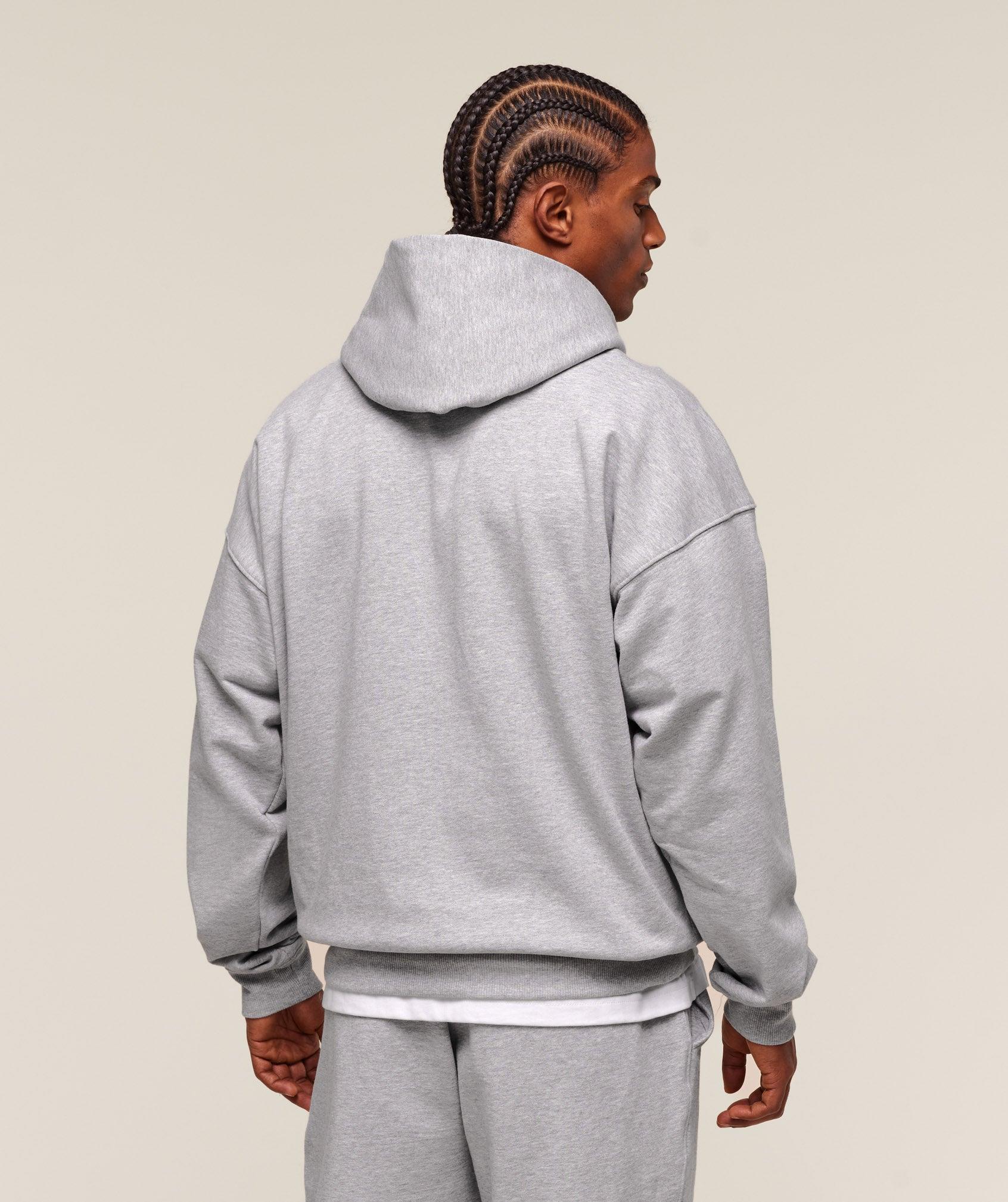 Gymshark GSLC Hoodie - Light Grey Core Marl Male Product Image