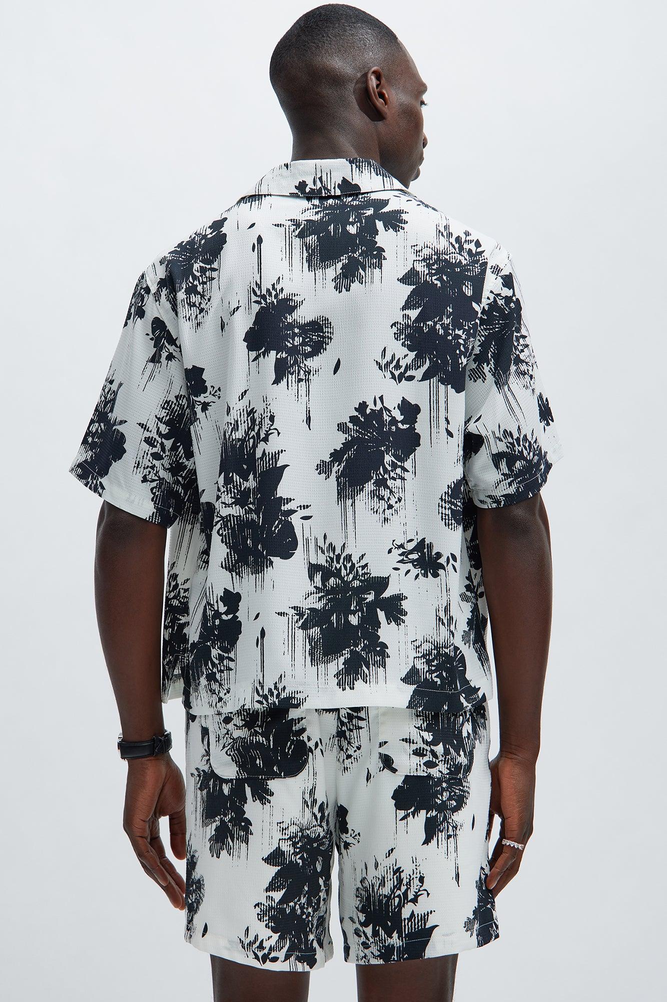 Luna Flor Textured Shirt - Black/combo Product Image