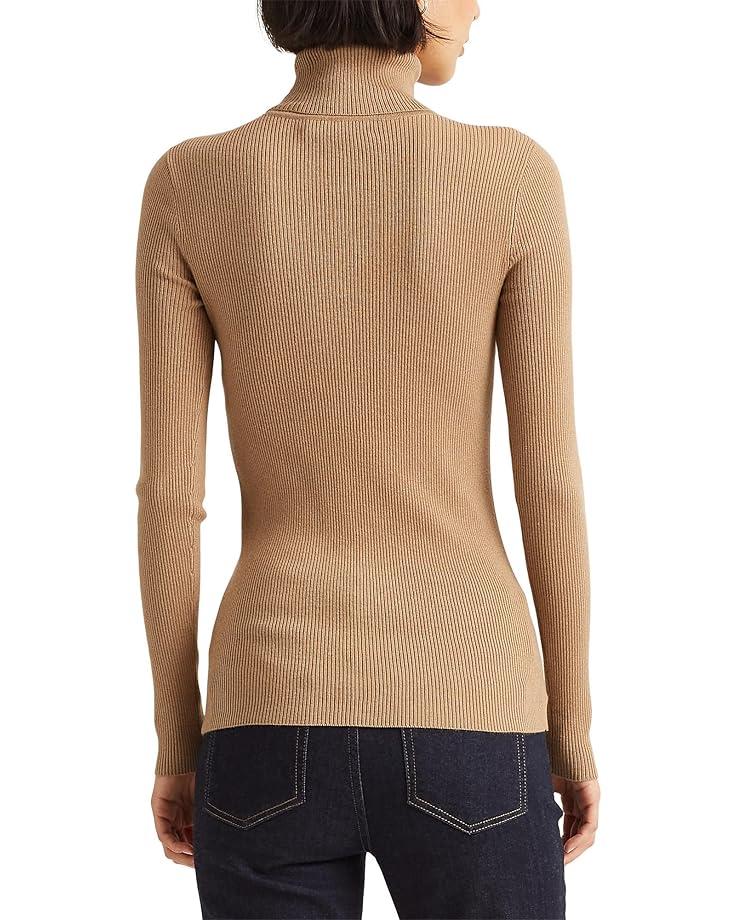 Silk-Blend Turtleneck Sweater Product Image