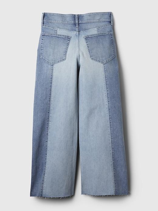 High Rise Stride Wide-Leg Ankle Jeans Product Image