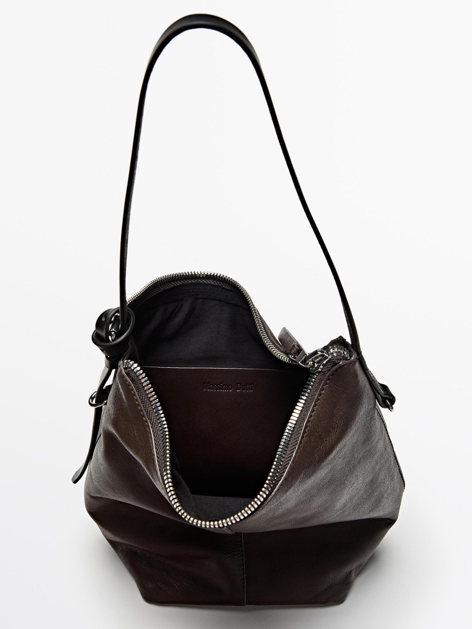 Medium nappa leather bucket bag Product Image