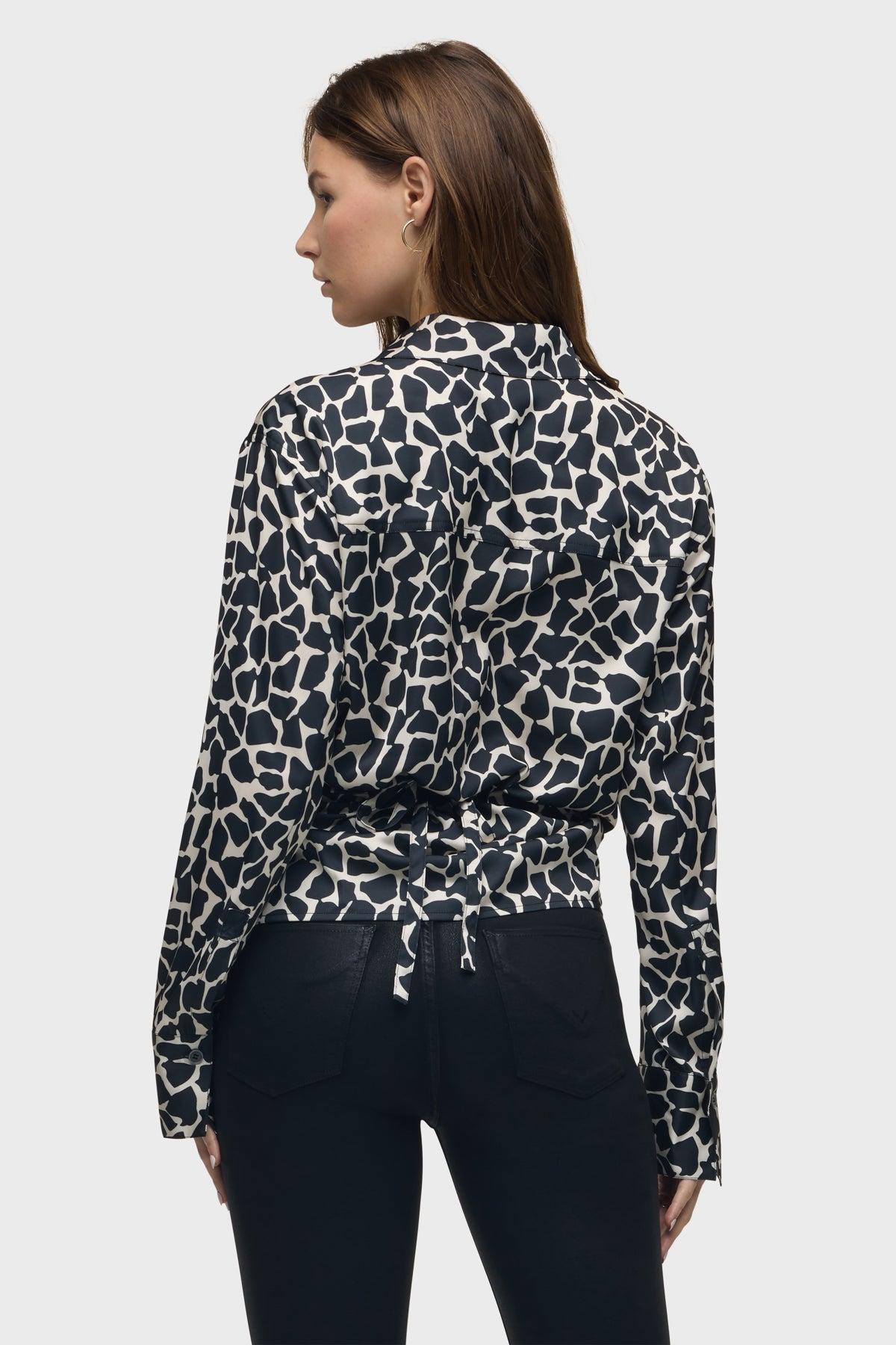 Long Sleeve Wrap Shirt Female Product Image