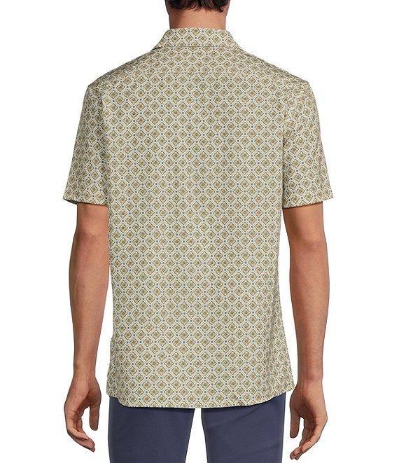 Rowm Tourister Rec & Relax Short Sleeve Diamond Print Shirt Product Image