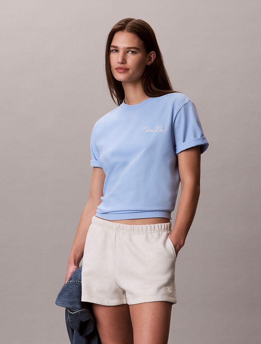 Cursive Calvin Klein Graphic Boxy Tee Product Image