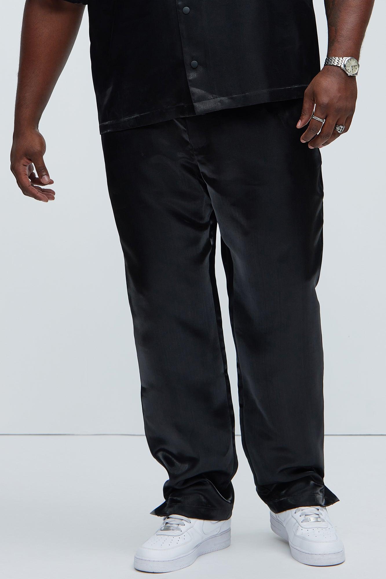 McGaw Slim Slit Trousers - Black Product Image