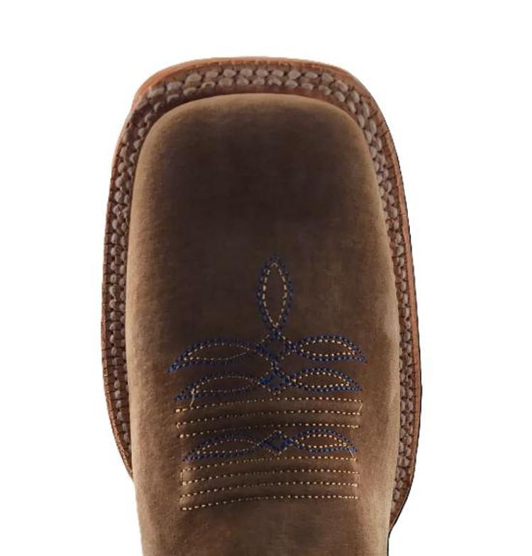 SALE R. Watson® Men's Cafe Boar/Blue Square Toe Boots Product Image