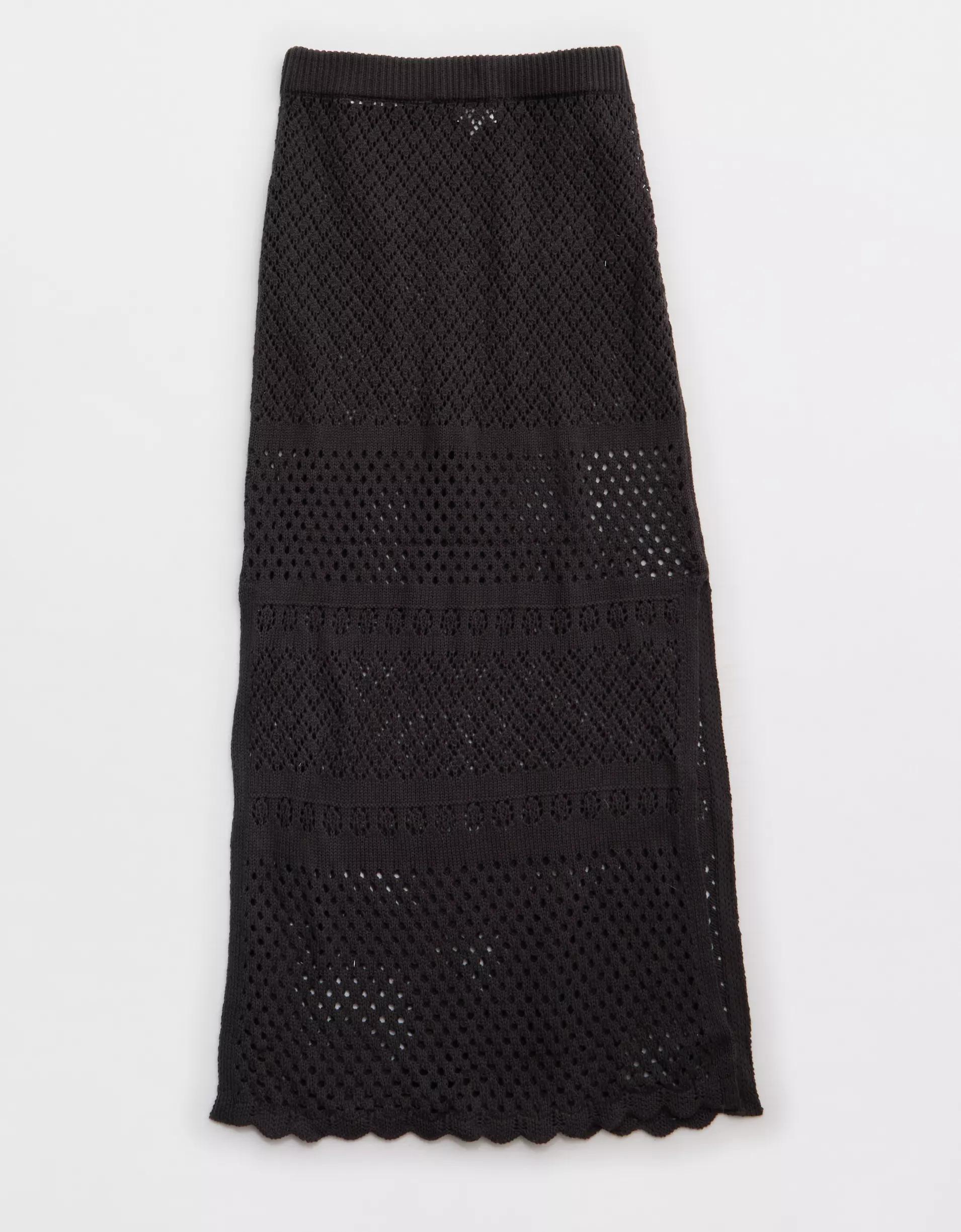 Aerie Crochet Coverup Maxi Skirt Product Image