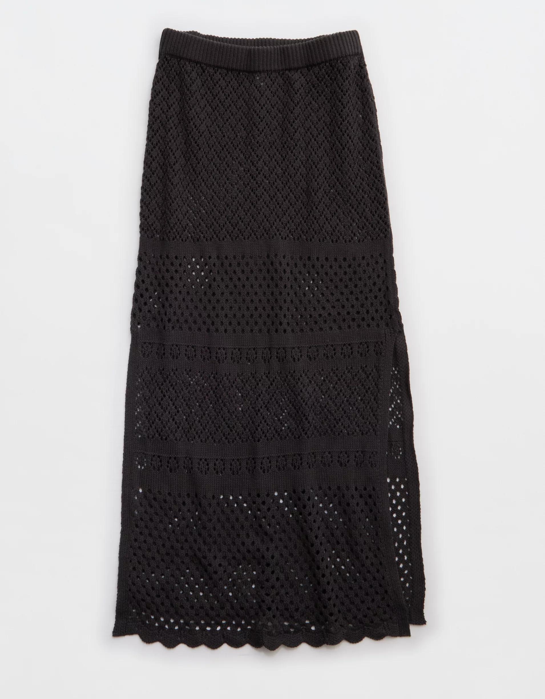 Aerie Crochet Coverup Maxi Skirt Product Image