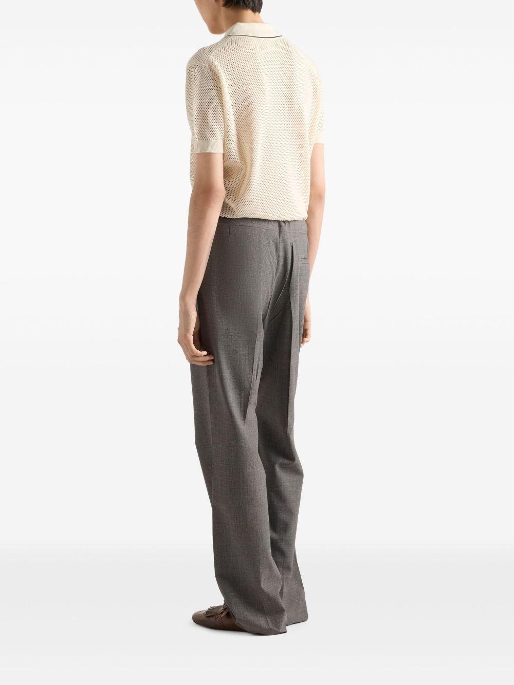 Silk and cotton polo shirt Product Image