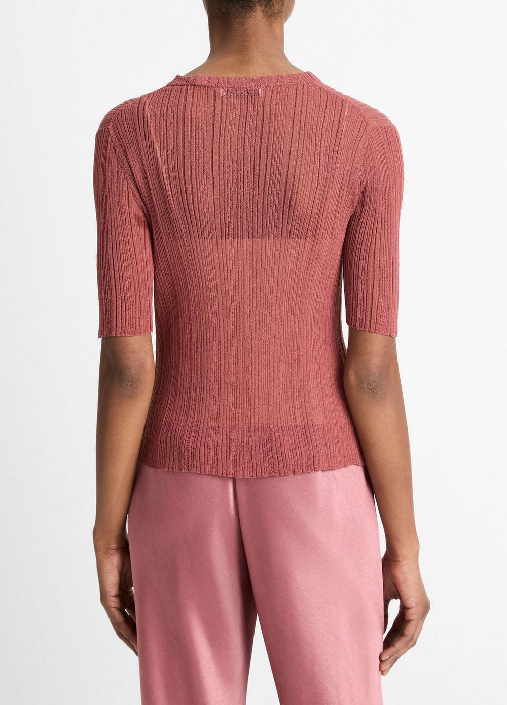 Italian Cotton-Blend Double-Layer Top Product Image