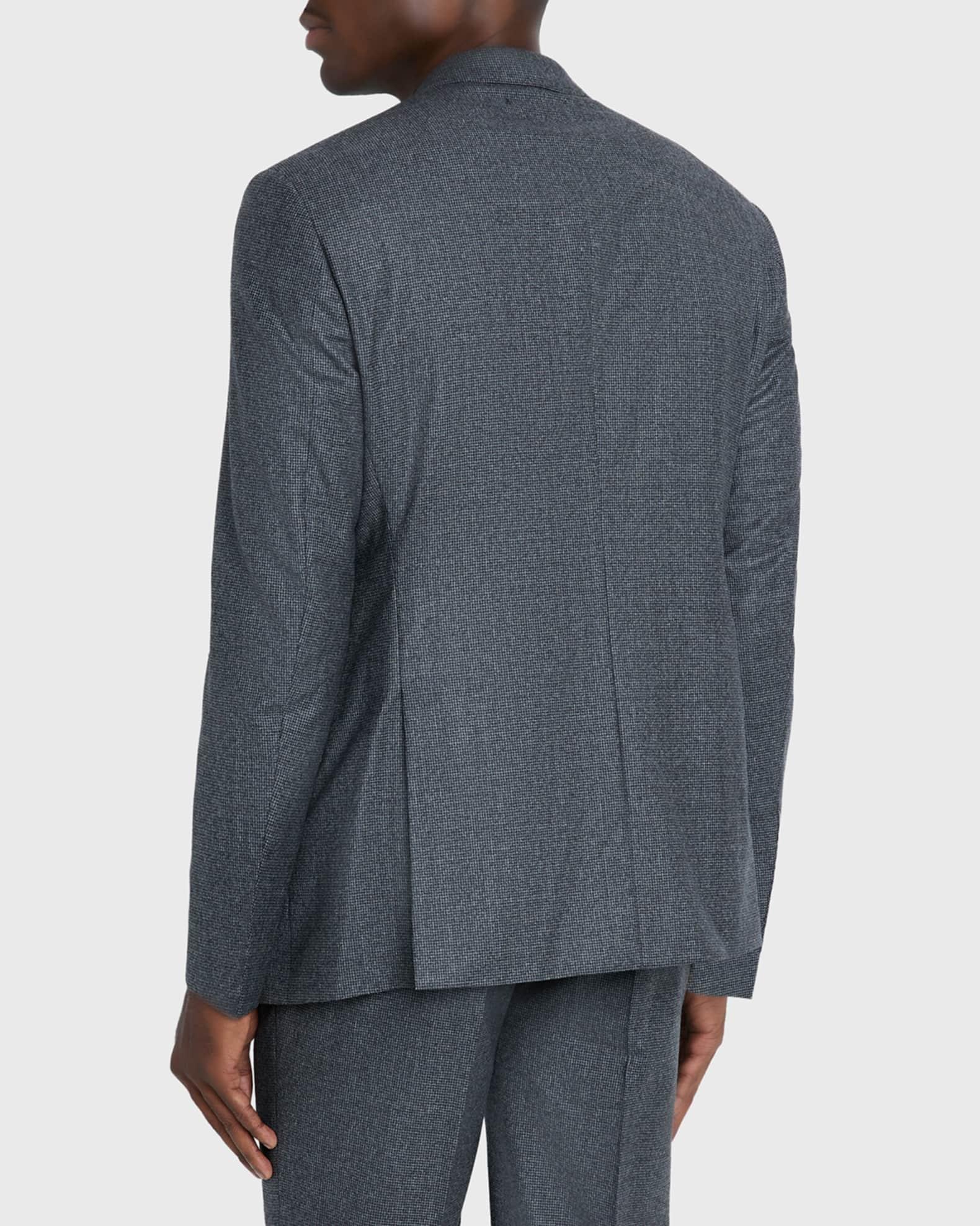 Men's Wool Micro-Houndstooth Two-Piece Suit Product Image