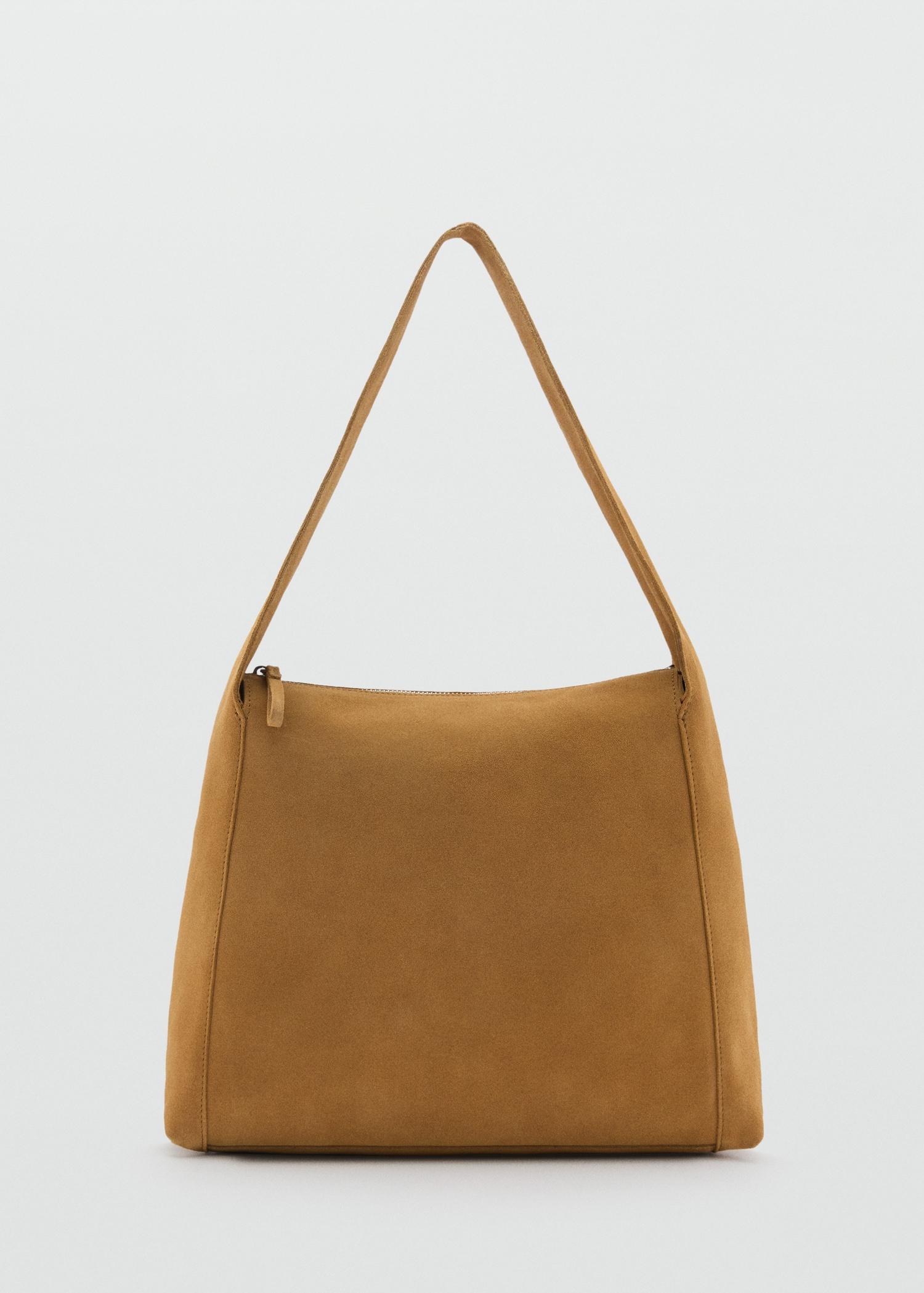 Suede shopper bag - Women | MANGO USA Product Image
