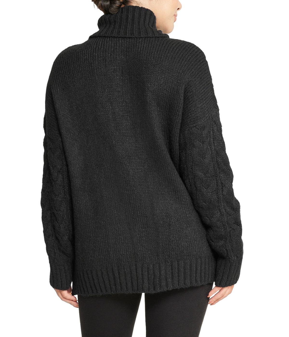Cable Turtleneck Sweater Product Image