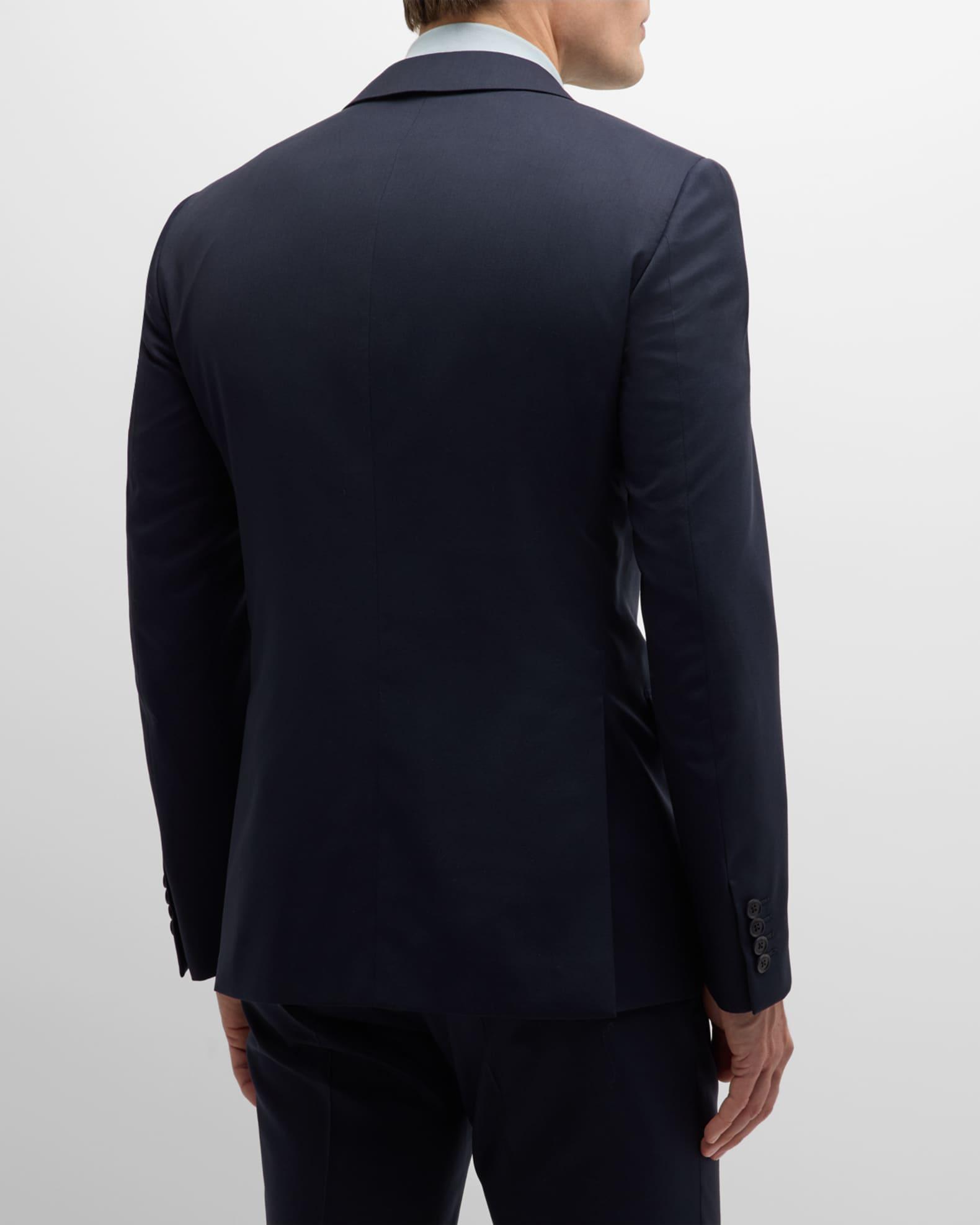 Men's Slim Wool Two-Piece Suit Product Image