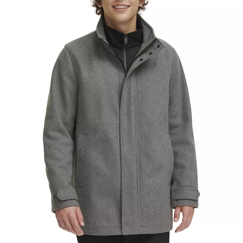 Men's Dockers® Wool Blend Walking Coat with Quilted Bib,  Product Image