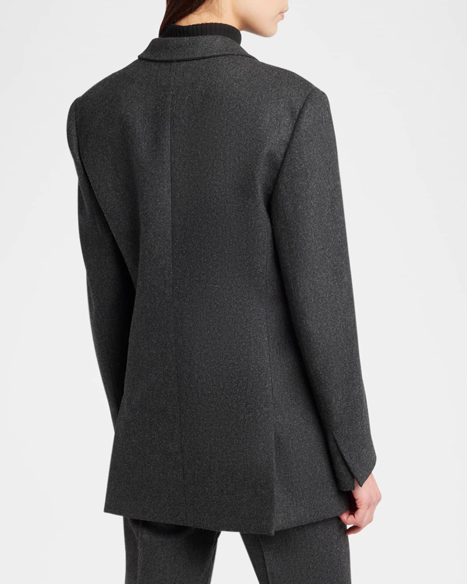 Cashmere Flannel Slim-Leg Ankle Trousers Product Image