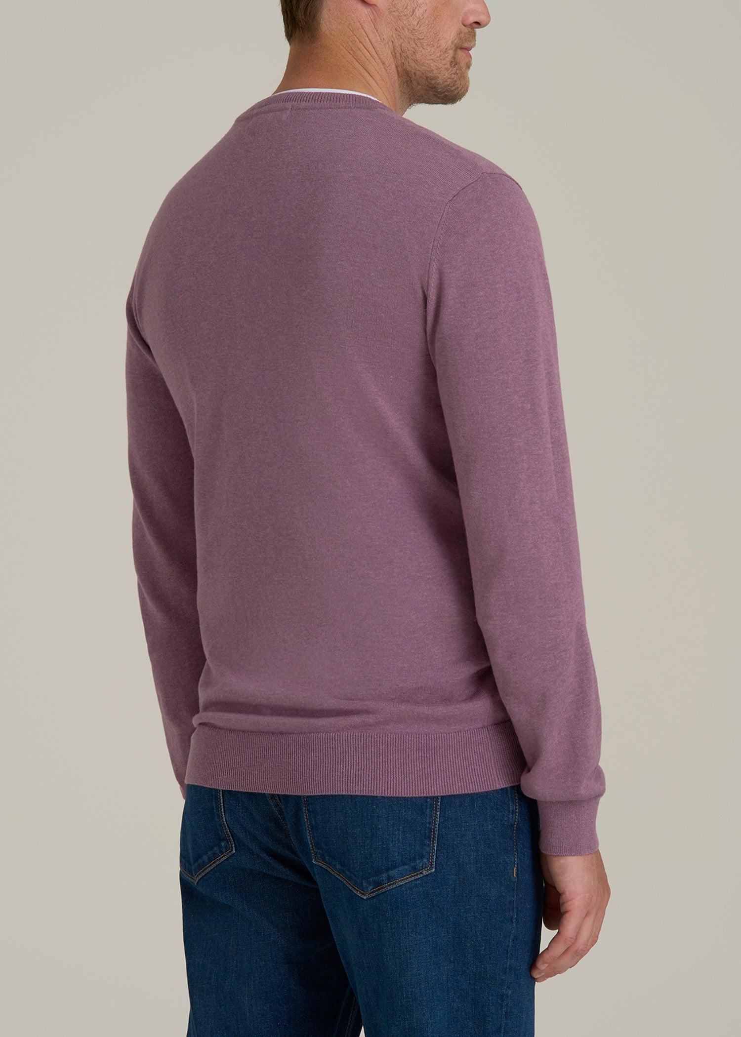 Everyday Crewneck Sweater for Tall Men in Grapeade Male Product Image