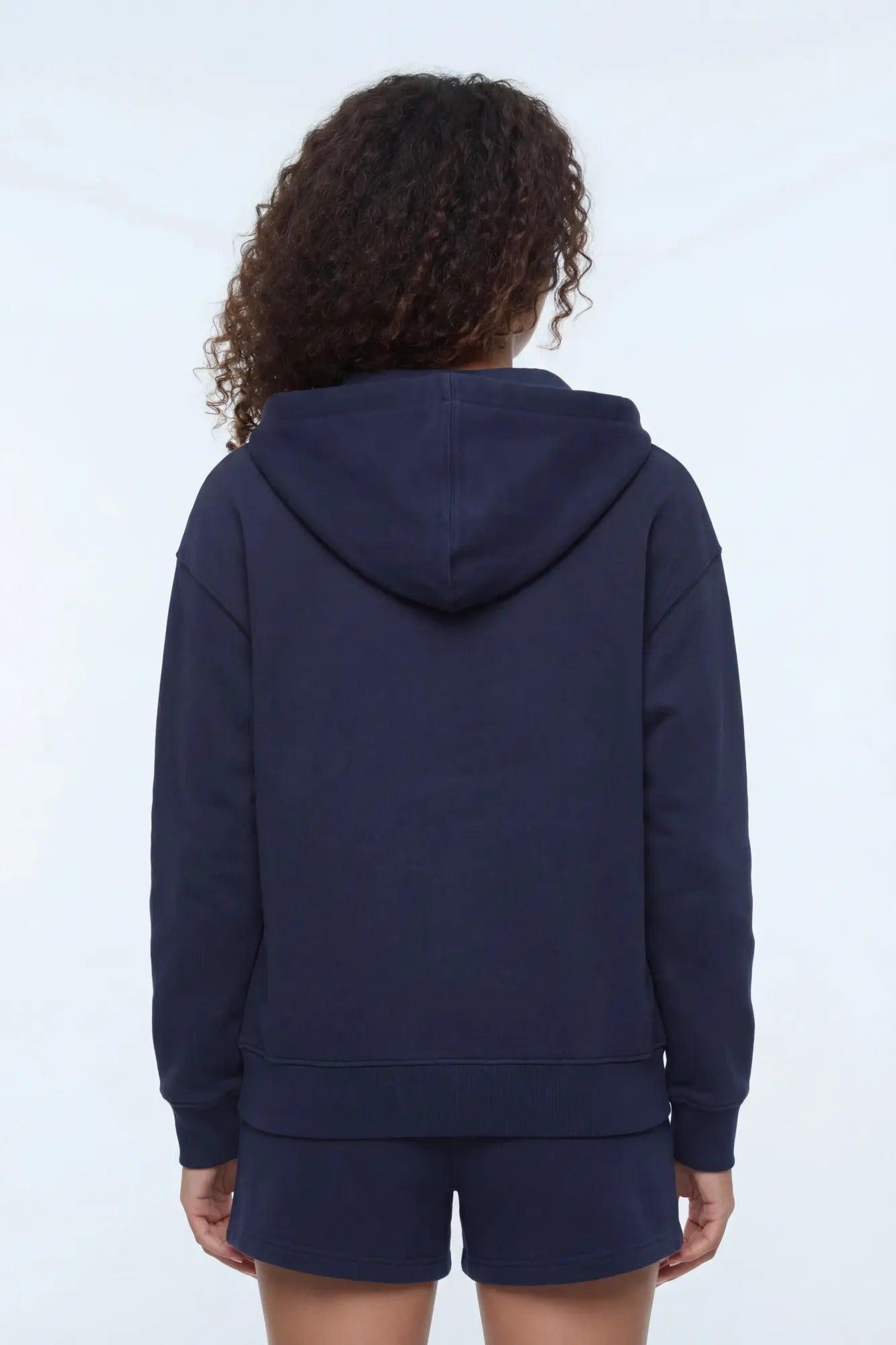 Fleece Zip-Up Hoodie Female Product Image