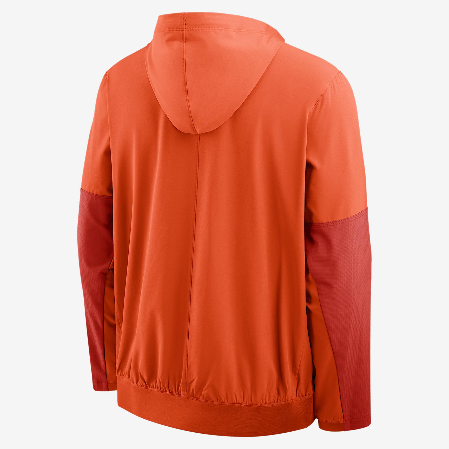 Clemson Anorak Nike Mens College 1/2-Zip Hooded Jacket | 03AT0DF4CLN-PTU Product Image
