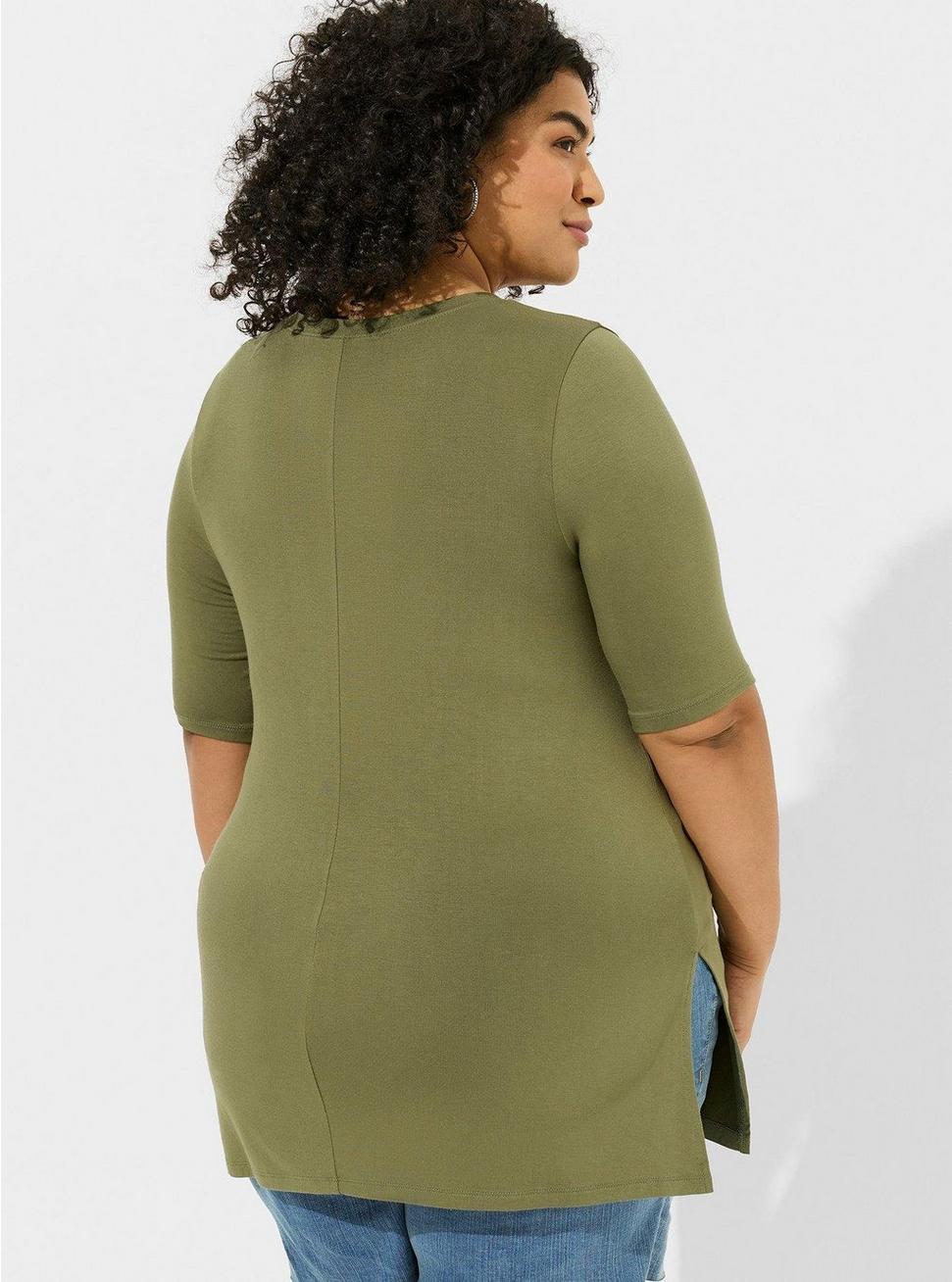 Super Soft V-Neck Tunic Tee Product Image