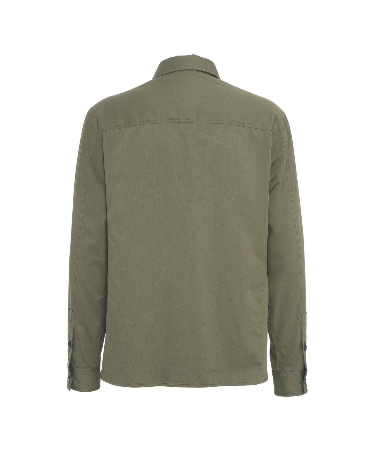 Overshirt in gabardine Product Image