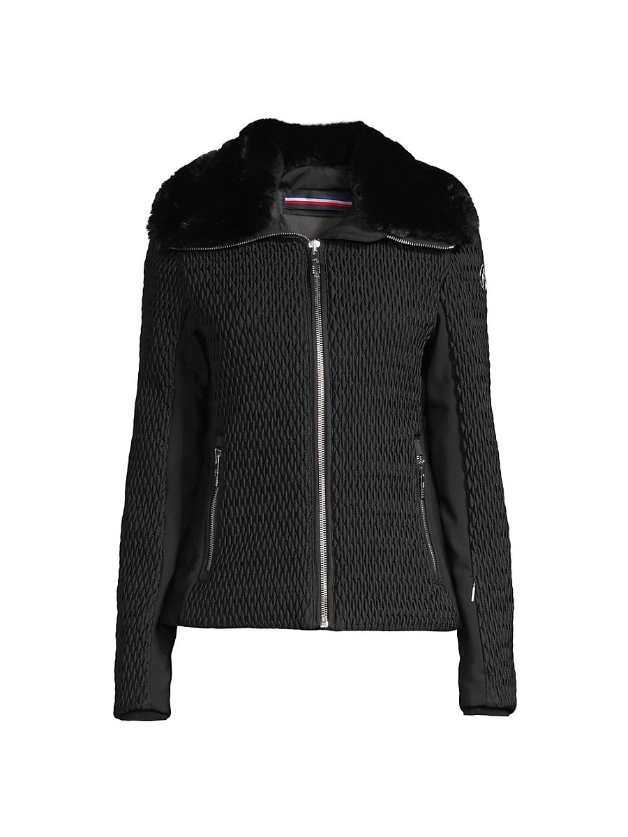 Womens Montana Thindow Faux Fur-Trimmed Puffer Jacket Product Image