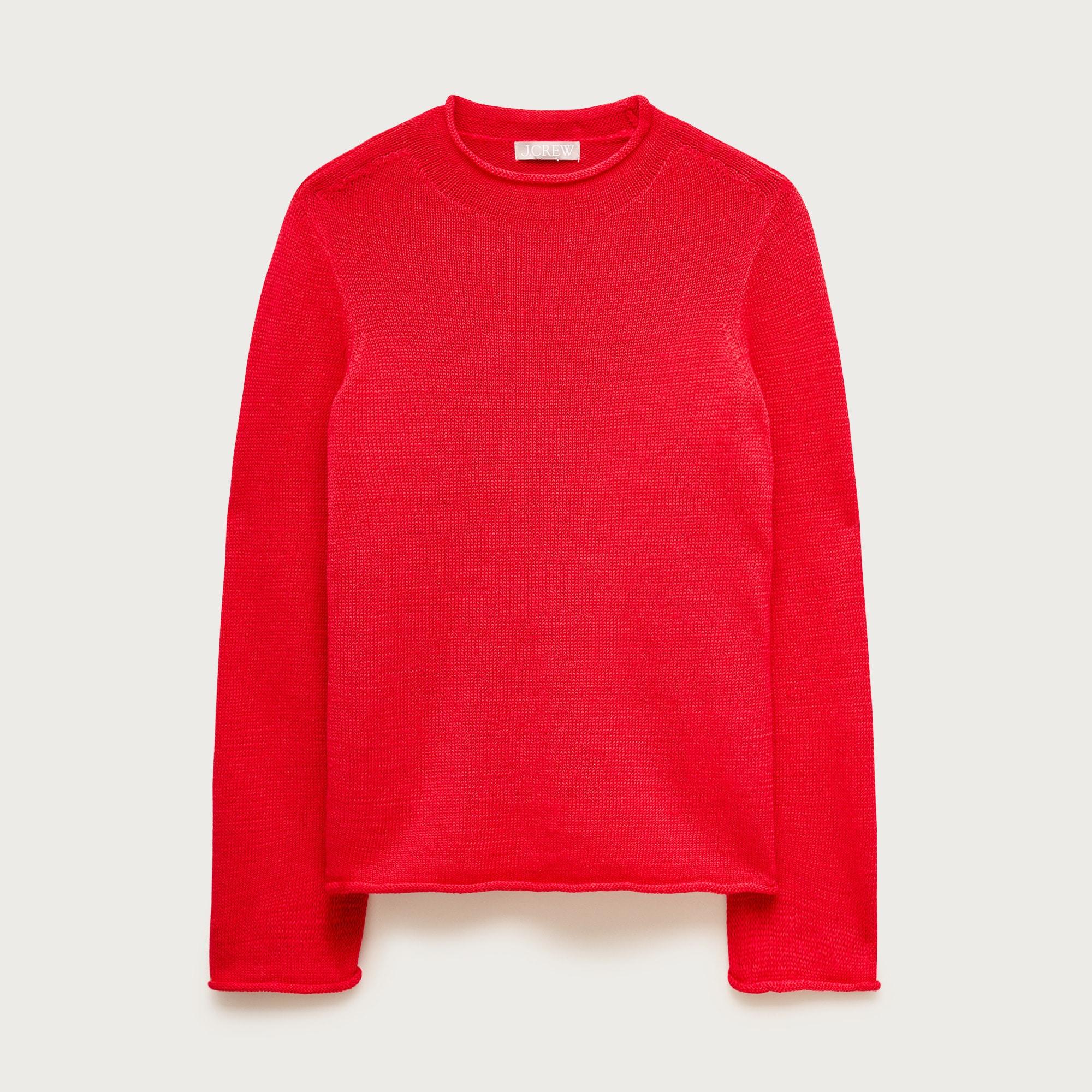 Summer Rollneck™ sweater in linen blend Product Image