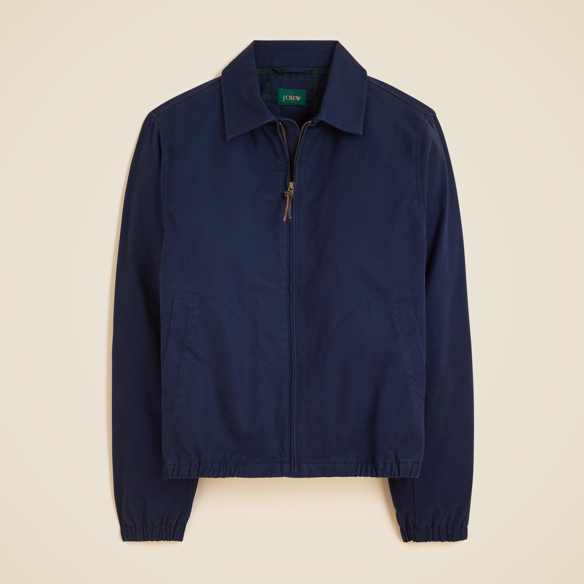 Harrington jacket in cotton twill Product Image
