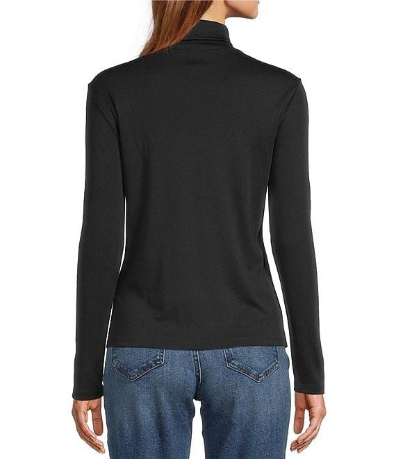 L.L.Bean Pima Cotton Long Sleeve Knit Turtleneck Product Image