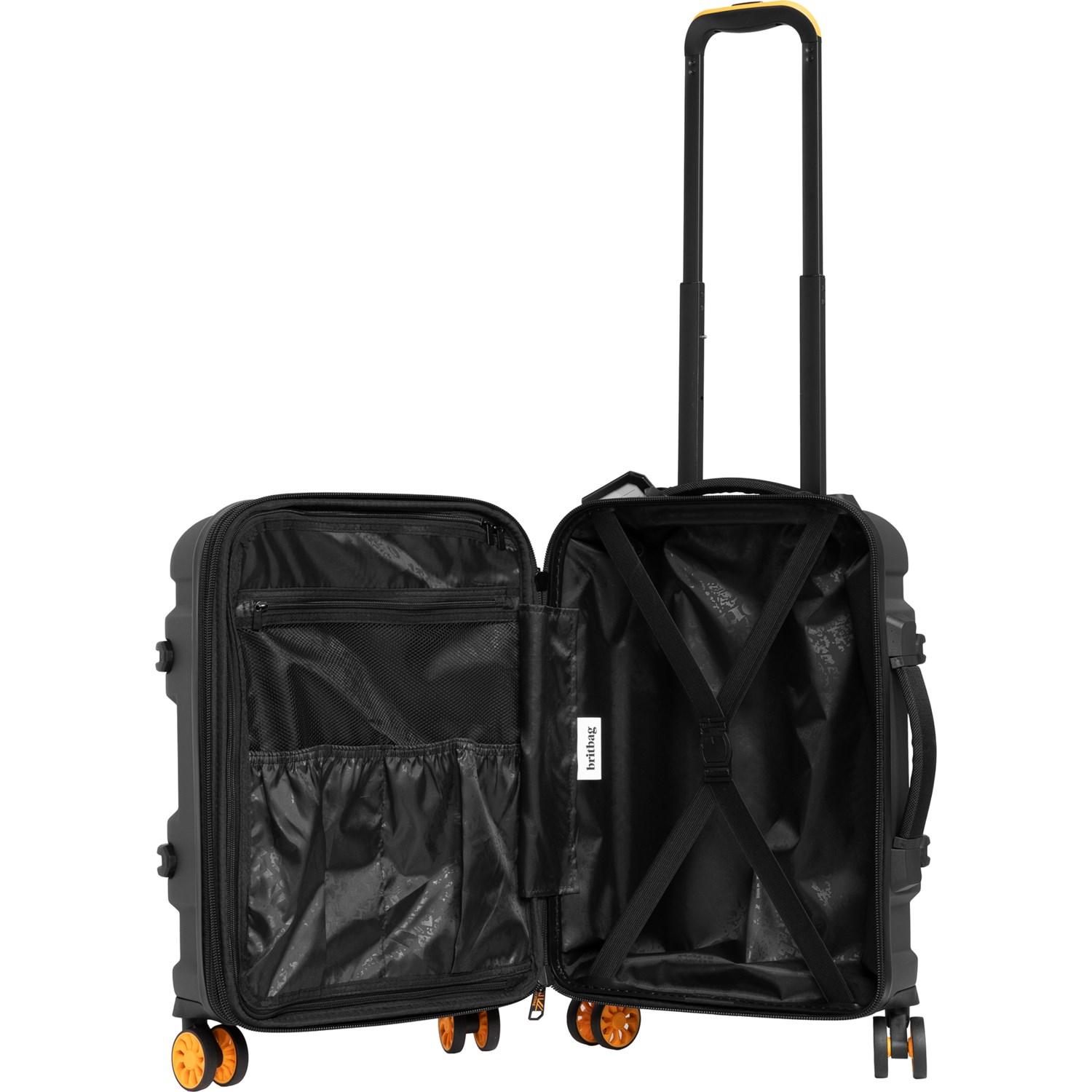 BritBag 21” Shielding Carry-On Spinner Suitcase - Hardside, Expandable, Black Product Image