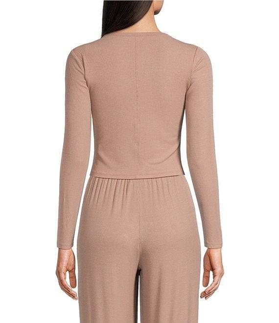 Barefoot Dreams Malibu Collection® Ultra Soft Rib Coordinating Long Sleeve Top Product Image