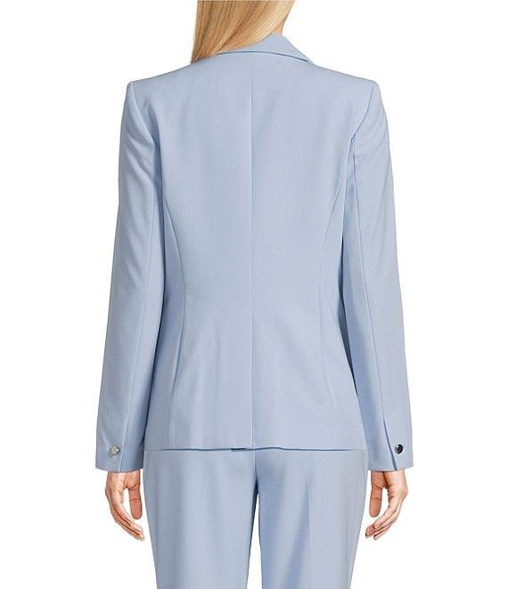 Calvin Klein Lux Notch Lapel One-Button Blazer Product Image