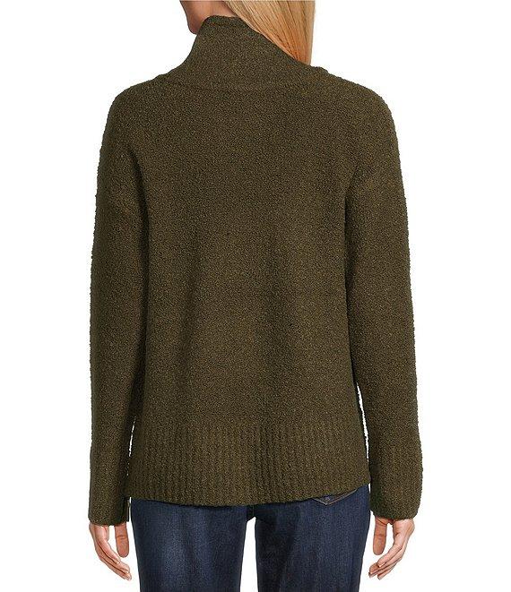 Westbound Long Sleeve Mock Neck Side Zip Sweater Product Image
