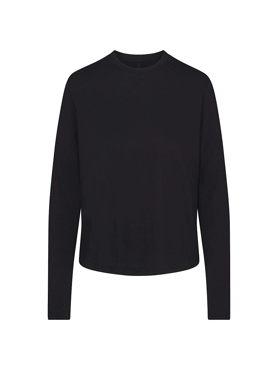 Womens Relaxed Tees Long-Sleeve T-Shirt Product Image