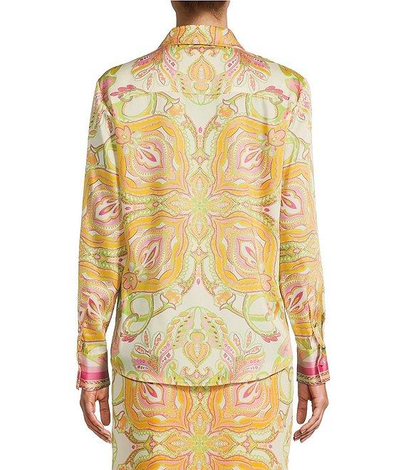 Antonio Melani Clio Satin Printed Wrap Coordinating Skirt Product Image