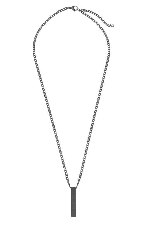 Brook and York Men's Engravable Stainless Steel Necklace Product Image
