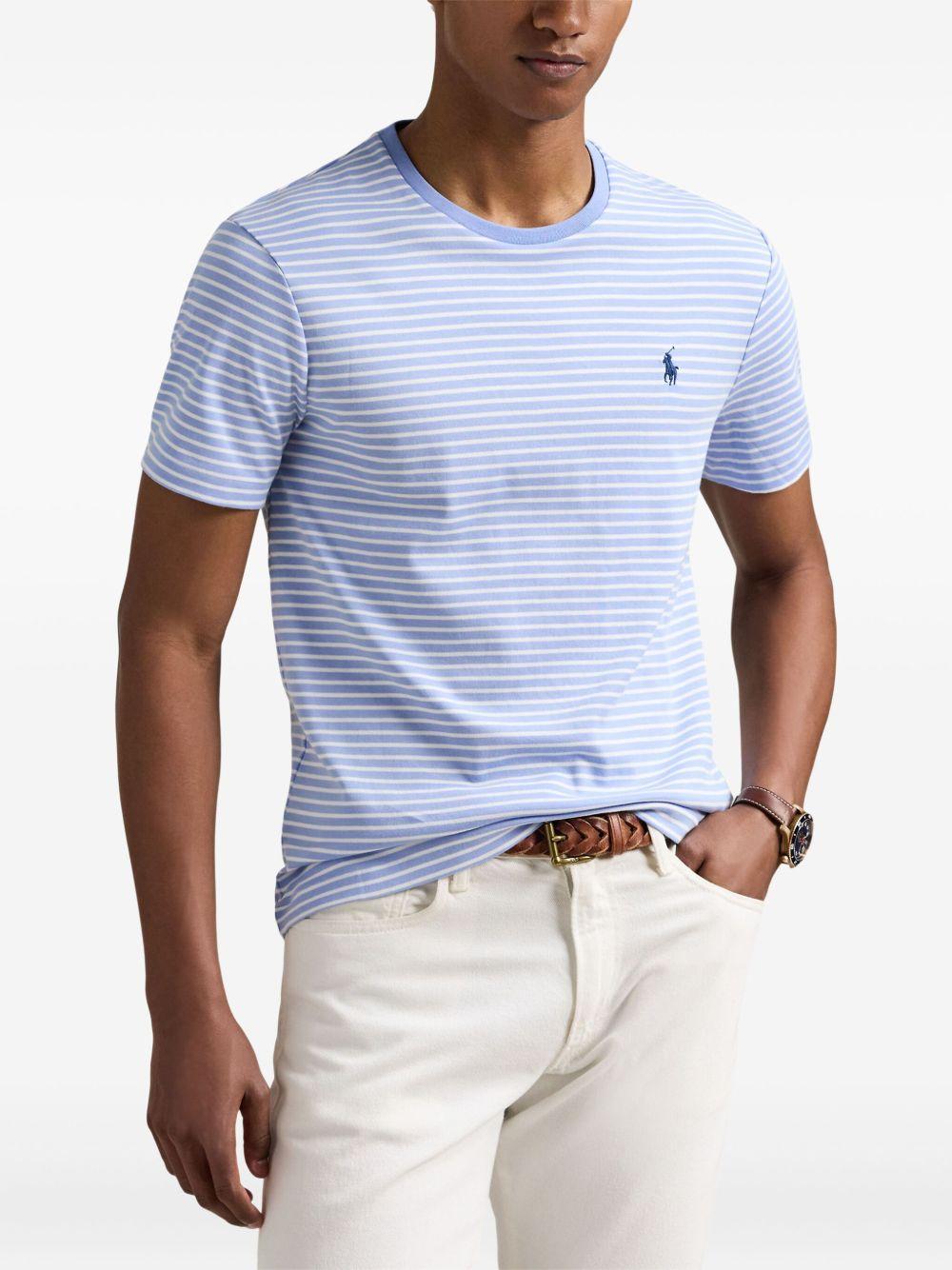 striped crew-neck T-shirt Product Image