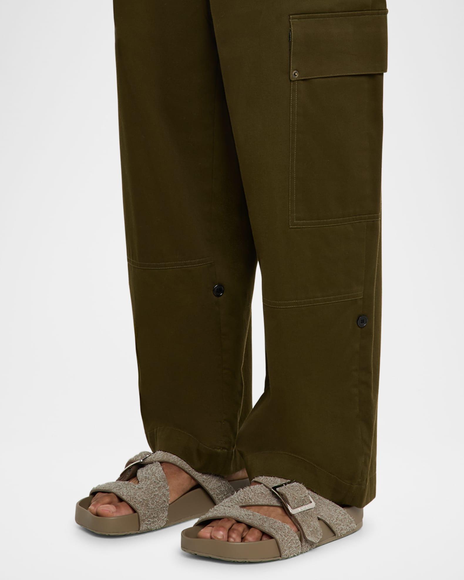 Men's Ease Brushed Suede Buckle Slide Sandals Product Image