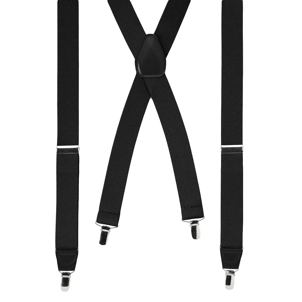 Men's Wembley Solid Stretch Suspenders, Blue Product Image