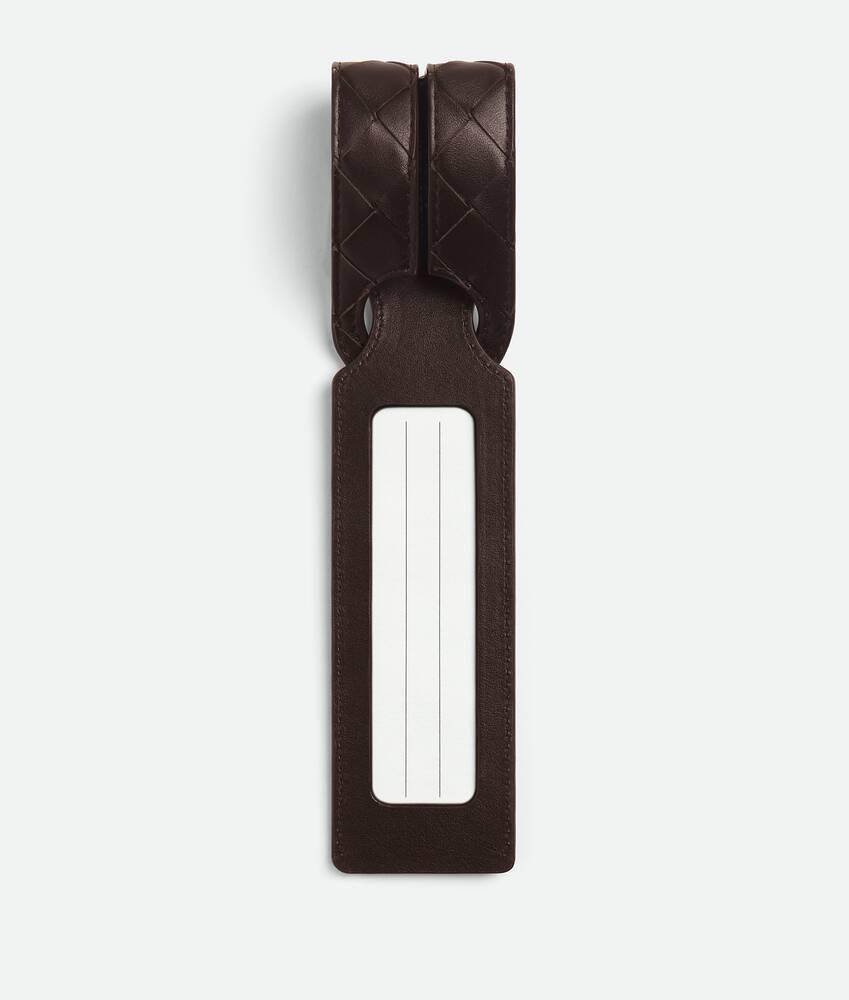 Men's Intrecciato Long Tag Holder in Fondant Product Image