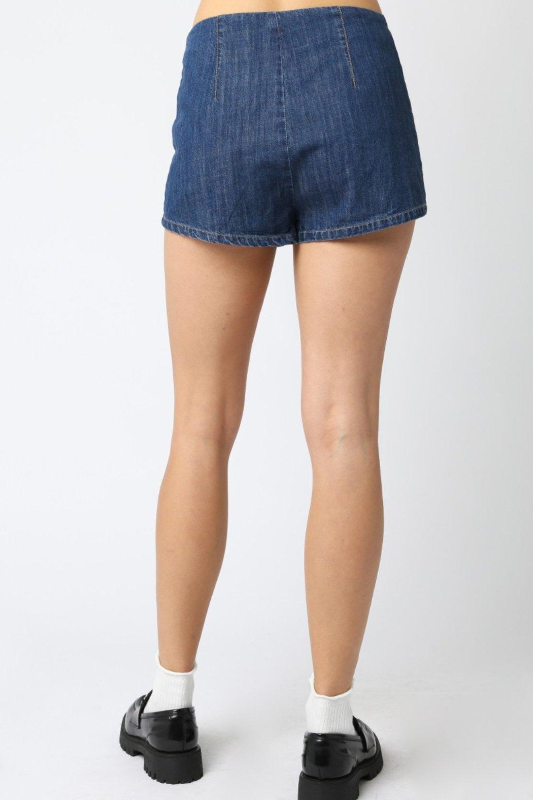 Denim Hot Shorts Product Image