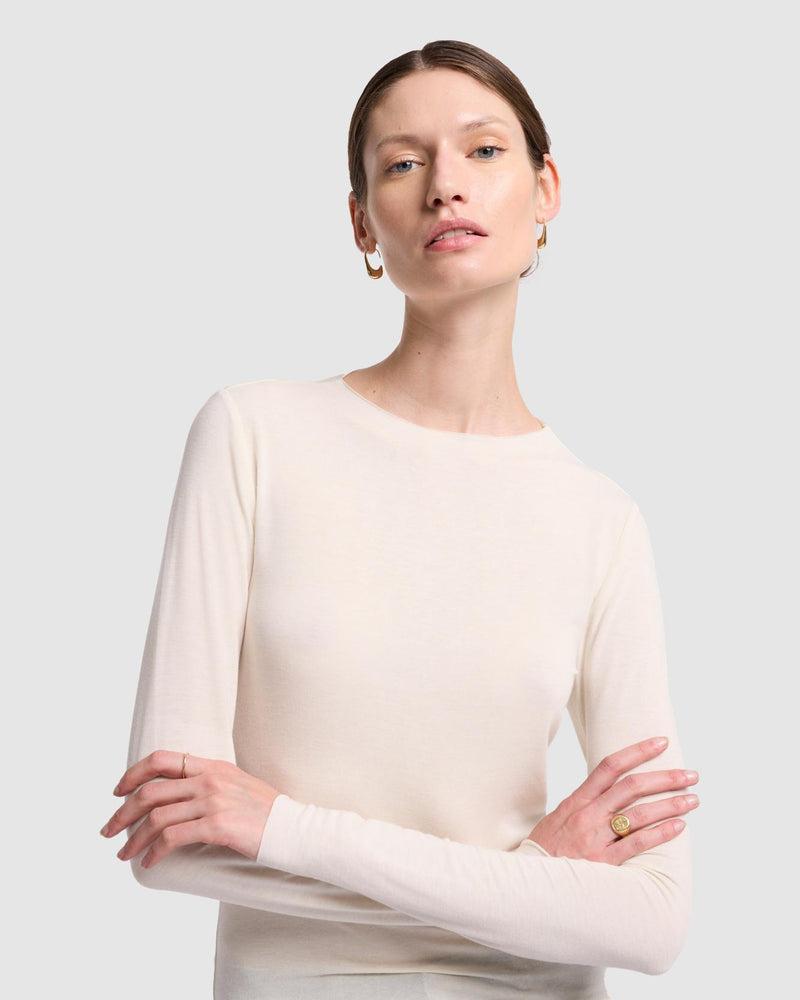 Long Sleeve High Neck Top Product Image