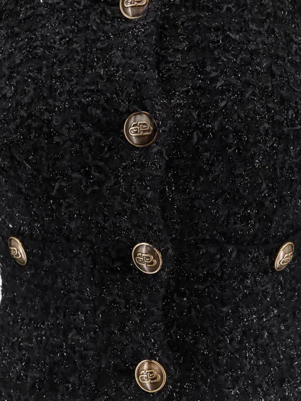 BALENCIAGA Moncler Grenoble Dark Beige Bonnieure Bomber Jacket In Black Product Image