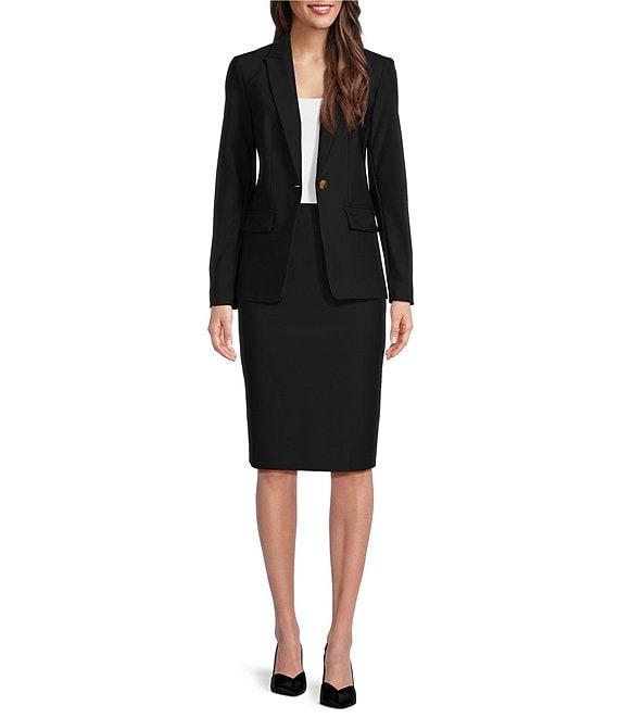 Donna Karan Ponte Knit Coordinating Pencil Skirt Product Image