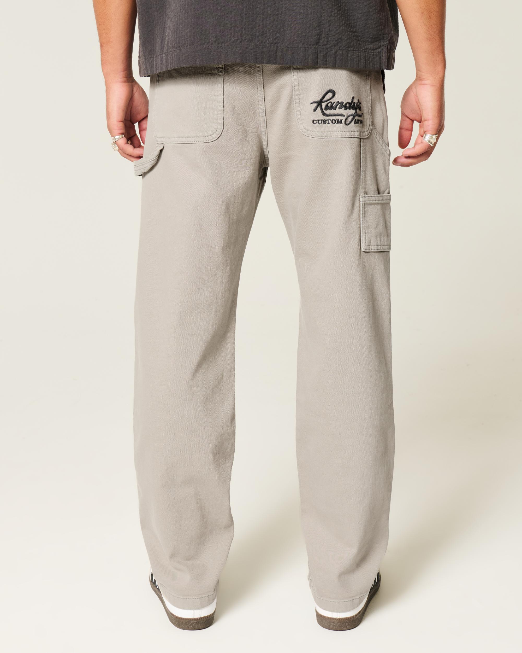 Embroidered Loose Painter Jeans Product Image