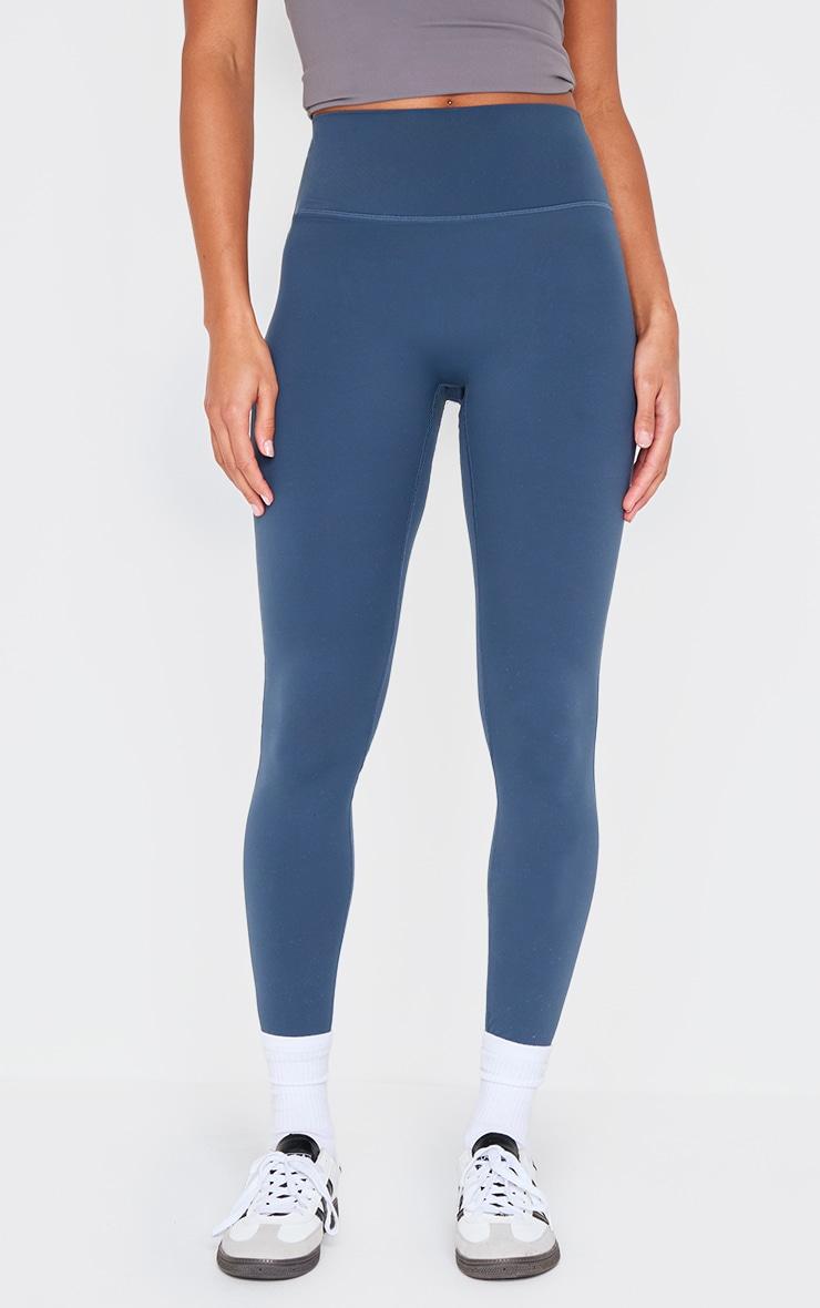 Midnight Blue Ultimate Sculpt High Waisted Gym Leggings Product Image