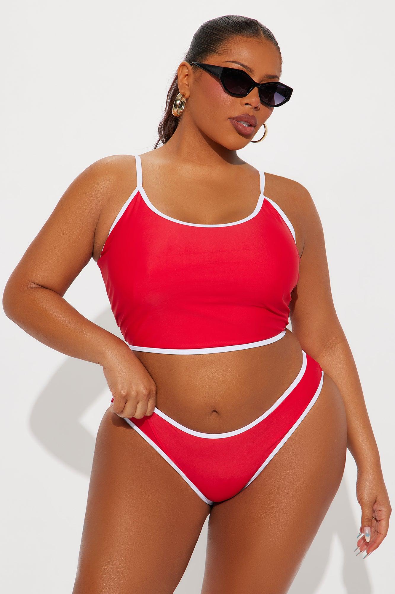 Honolulu Tankini 2 Piece Bikini - Red Female Product Image