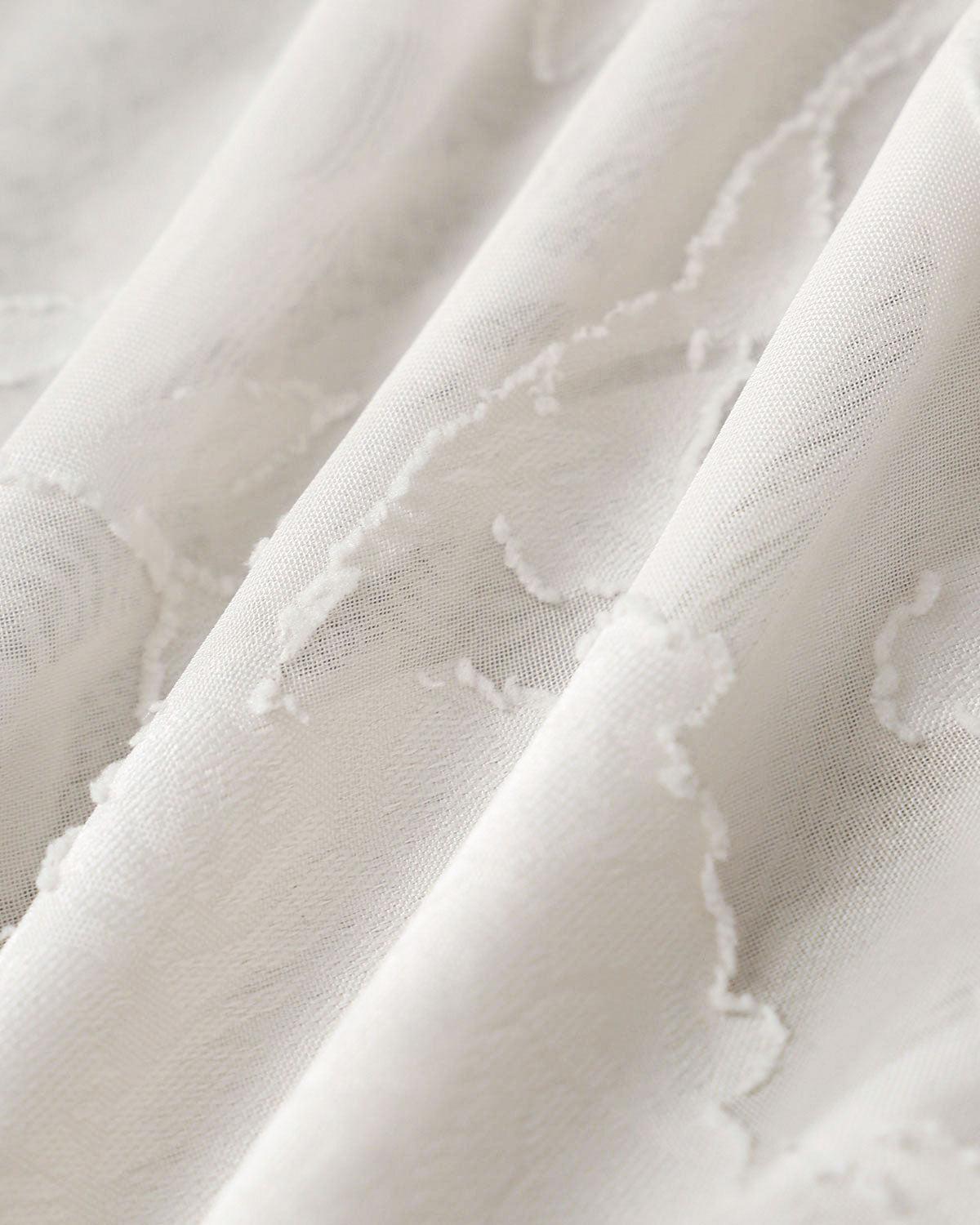 Apricot Floral Textured Button Shirt Product Image