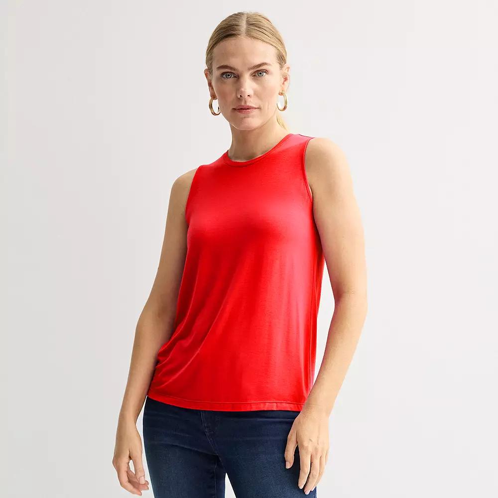 Nine West Essential Easy High-Neck Tank Top, Women's,  Product Image